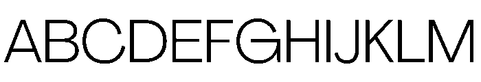 PPAgrandirNormal Light Instance Font UPPERCASE