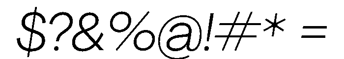PPAgrandirNormal LightItalic Instance Font OTHER CHARS