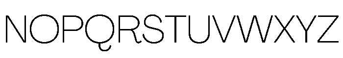 PPAgrandirNormal Thin Instance Font UPPERCASE