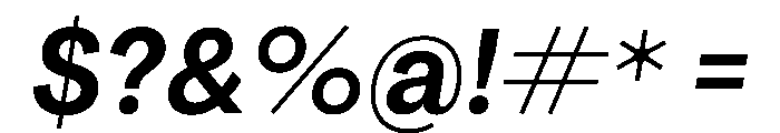 PPAgrandirText BoldItalic Instance Font OTHER CHARS