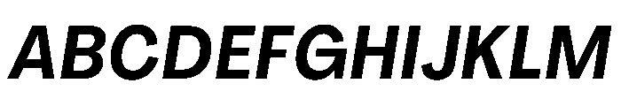 PPAgrandirText BoldItalic Instance Font UPPERCASE