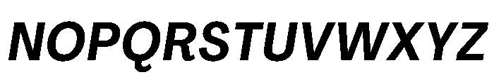 PPAgrandirText BoldItalic Instance Font UPPERCASE