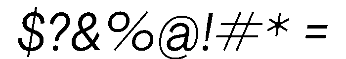 PPAgrandirText Italic Instance Font OTHER CHARS