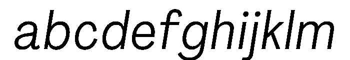 PPAgrandirText Italic Instance FONT