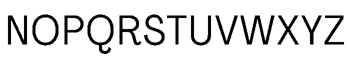 PPAgrandirText Regular Instance Font UPPERCASE
