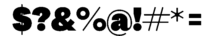 PPAgrandirTight Black Instance Font OTHER CHARS