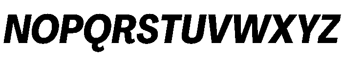 PPAgrandirTight BoldItalic Instance Font UPPERCASE