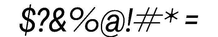 PPAgrandirTight Italic Instance Font OTHER CHARS