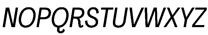 PPAgrandirTight Italic Instance Font UPPERCASE