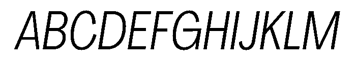 PPAgrandirTight LightItalic Instance Font UPPERCASE