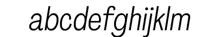 PPAgrandirTight LightItalic Instance FONT