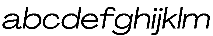 PPAgrandirWide Italic Instance FONT
