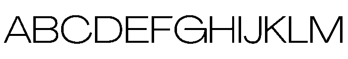 PPAgrandirWide Light Instance Font UPPERCASE