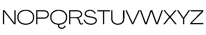 PPAgrandirWide Light Instance Font UPPERCASE