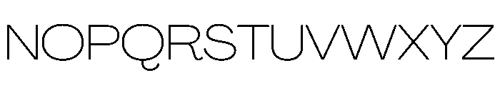 PPAgrandirWide Thin Instance Font UPPERCASE