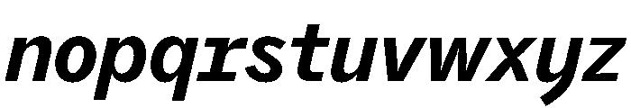 PPAir BoldItalic Instance 8eb72200 Font LOWERCASE