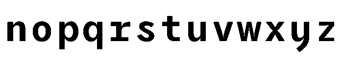 PPAir BoldMono Instance 2cd34c48 Font LOWERCASE