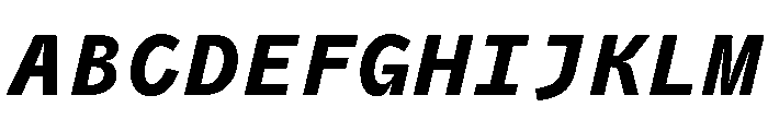 PPAir ExtraBoldItalic Instance 42df2d1e Font UPPERCASE