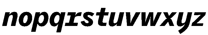 PPAir ExtraBoldItalic Instance Db51dc63 Font LOWERCASE