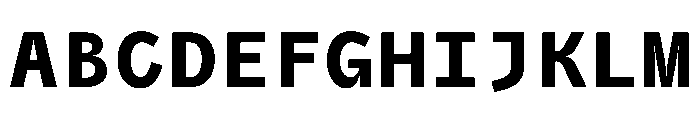 PPAir ExtraBoldMono Instance 9e42d5eb Font UPPERCASE