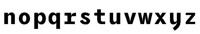 PPAir ExtraBoldMono Instance 9e42d5eb Font LOWERCASE
