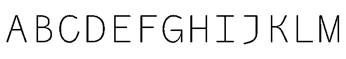 PPAir ExtraLight Instance 1d7241e1 Font UPPERCASE