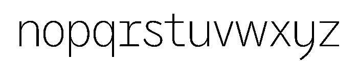 PPAir ExtraLight Instance 84c509c4 Font LOWERCASE