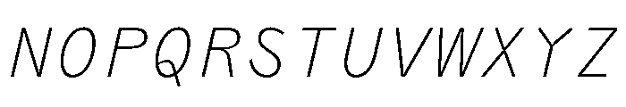 PPAir ExtraLightItalic Instance 9f218bdb Font UPPERCASE