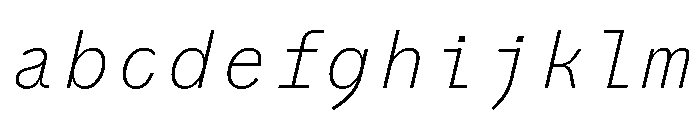 PPAir ExtraLightItalic Instance 9f218bdb FONT