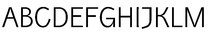 PPAir Light Instance Font UPPERCASE
