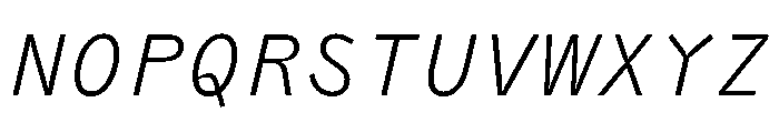PPAir LightItalic Instance F07eb11e Font UPPERCASE