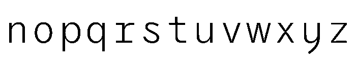 PPAir LightMono Instance 8b50013f Font LOWERCASE