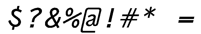 PPAir MediumItalic Instance F3dd5987 Font OTHER CHARS
