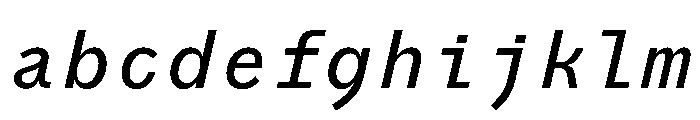 PPAir MediumItalic Instance F3dd5987 FONT