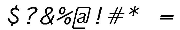 PPAir RegularItalic Instance A509efd6 Font OTHER CHARS