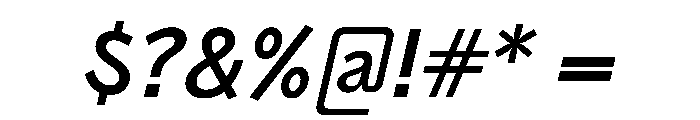 PPAir SemiBoldItalic Instance A14f4195 Font OTHER CHARS