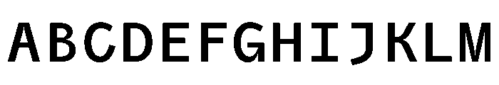 PPAir SemiBoldMono Instance 7e4dd156 Font UPPERCASE