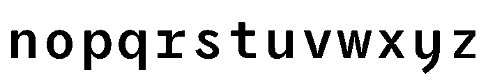 PPAir SemiBoldMono Instance 7e4dd156 Font LOWERCASE