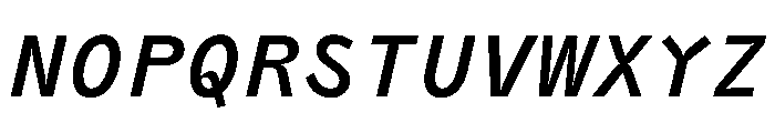 PPAir SemiBoldMonoItalic Instance 7dae1a75 Font UPPERCASE