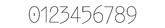 PPAir Thin Instance Font OTHER CHARS