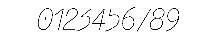 PPAir ThinItalic Instance Font OTHER CHARS