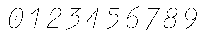 PPAir ThinMonoItalic Instance 6687f00d Font OTHER CHARS