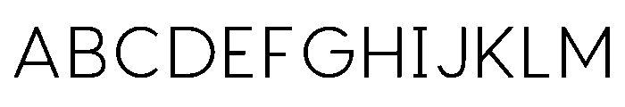 PPCharlevoix Extralight Font UPPERCASE