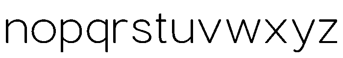 PPCharlevoix Extralight Font LOWERCASE
