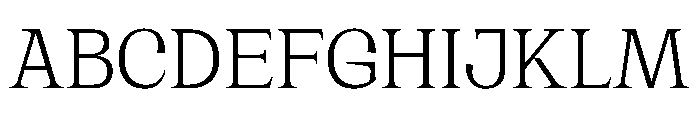PPCirka Light Instance Font UPPERCASE