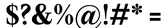 PPEditorialNew Bold Instance Font OTHER CHARS