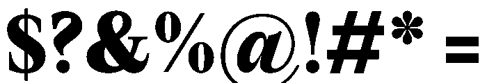 PPEditorialNew Heavy Instance Font OTHER CHARS