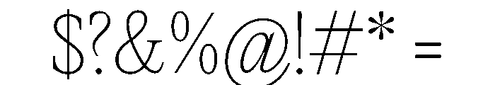 PPEditorialNew Thin Instance Font OTHER CHARS