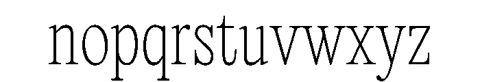 PPEditorialNew Thin Instance Font LOWERCASE