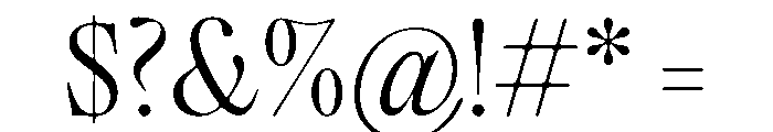PPEditorialOld Light Instance Font OTHER CHARS